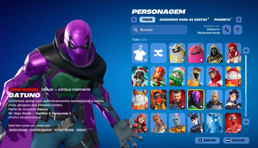 Conta Fortnite | 32 Skins | Spider-Man | Entrega automática!