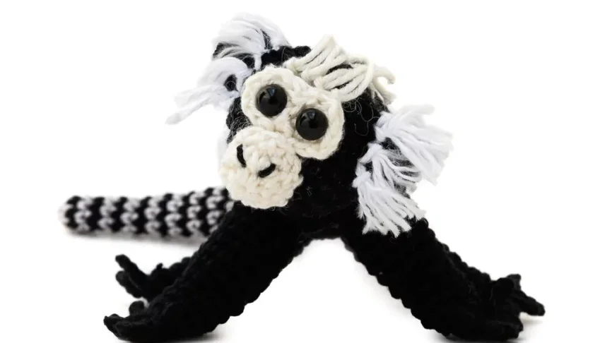Sagui em Amigurumi