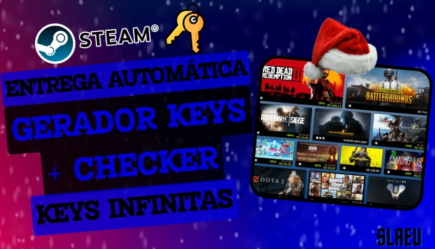 Gerador De Keys Steam + Checker Com Brinde!