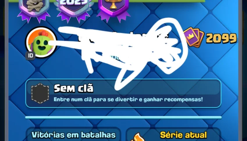 Conta de clash royale full acesso