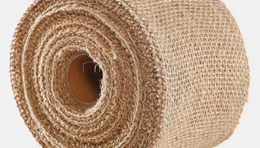 Fita de Tela de Juta Natural - Rolo 9,5 m - Larguras