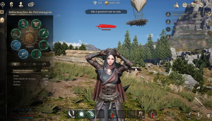 Night Crows - SA 102 Knight - Arqueiro - lv 43 83% - 61k pow
