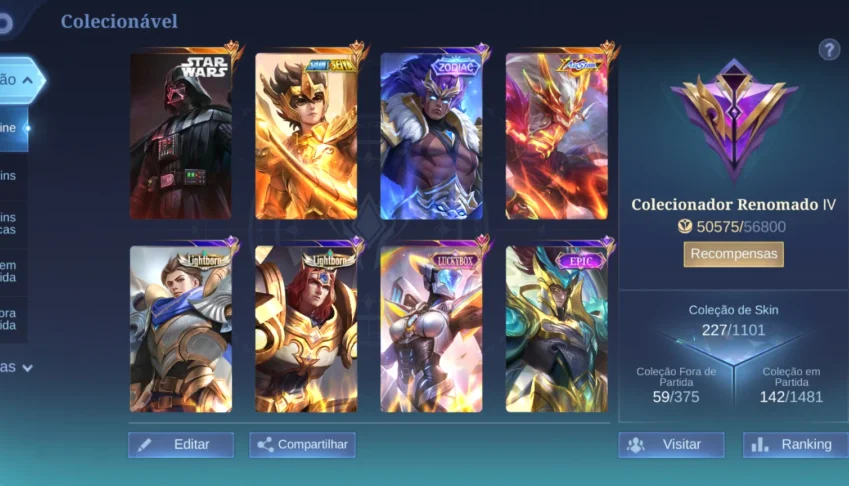 Conta Mobile Legends