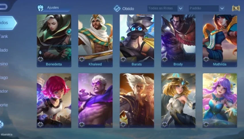 Conta Mobile Legends Nível 52