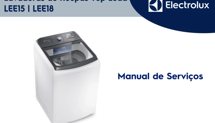 Electrolux Manual Técnico Máquina de Lavar LEE15 Efficient