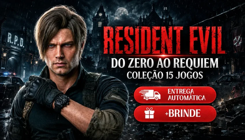 Resident Evil 🧟♂️ Coleção 15 Jogos Até O Requiem | Steam