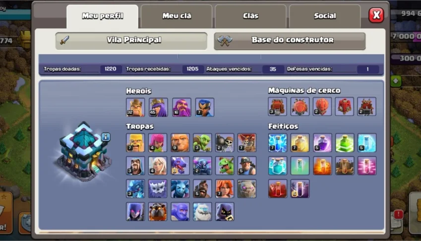 Clash of Clans vila nv13