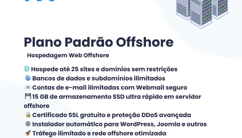 Plano Padrão — Hospedagem de Sites Offshore