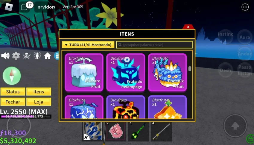 Conta blox fruits level max