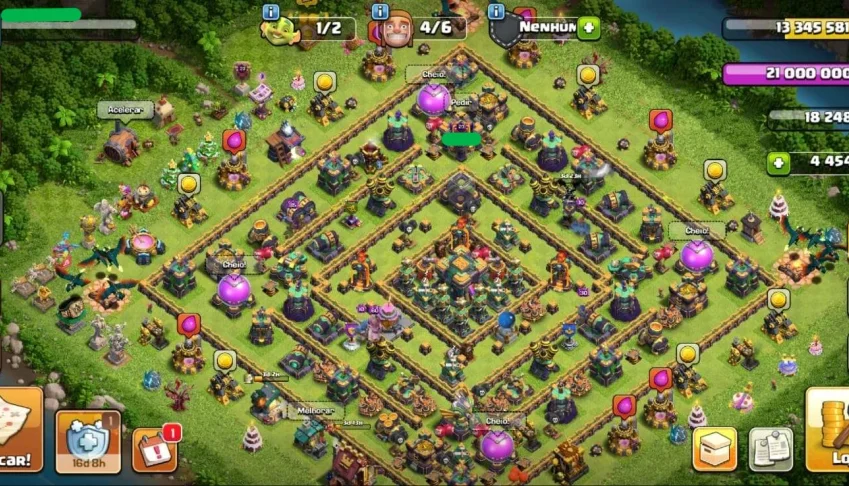 Conta Clash Of Clans Cv14