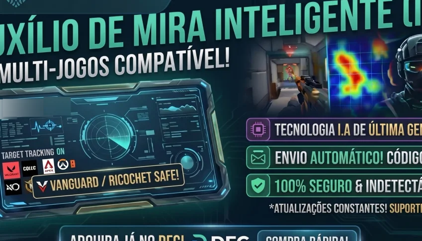 Software AI Aim Assist VIP ⚡ Compatível com Diversos Jogos