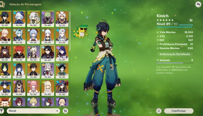 [Na] Ar60 Varios Personagens 5*  Genshin Impact