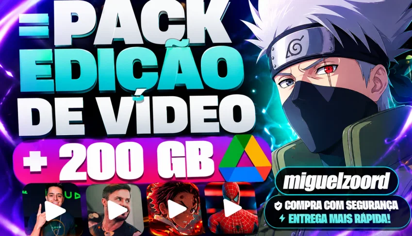 [ Promoção 87% ] - Pack De Edição De Vídeo Completo + Brinde