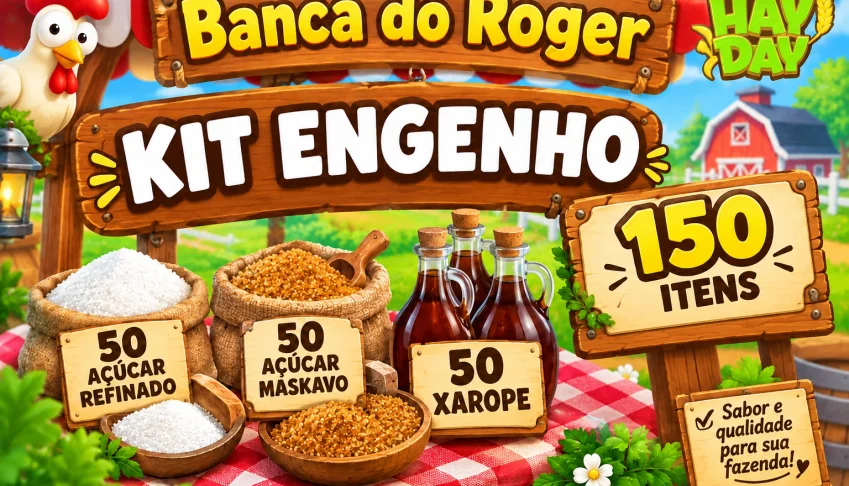 Hay Day - Kit Engenho 150 Itens