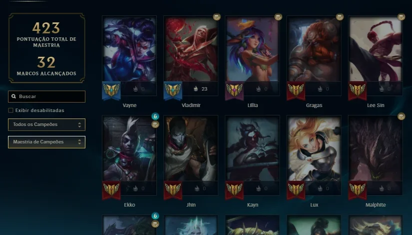 Conta Esmeralda 4, 75skins e quase full champ!