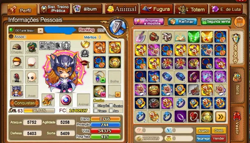 Ddtank Brasil - Servidor 1 { CONTA LVL 63 }