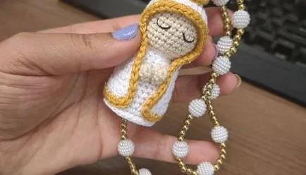 Terço Mariano em Crochê