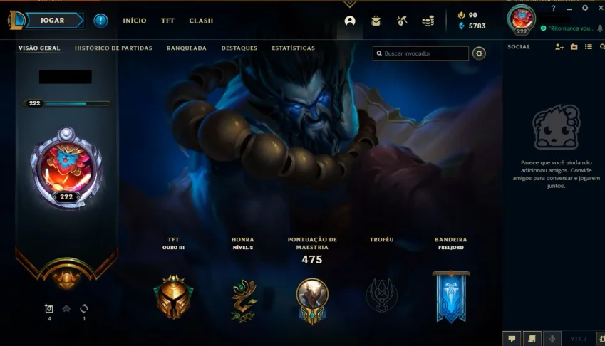 Conta League of Legends