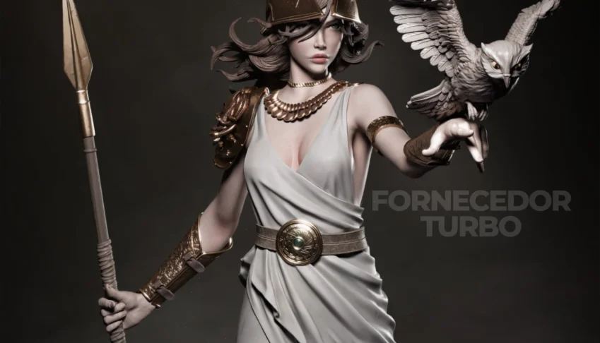 Athena 3D - Arquivo .Stl Para Impressão 3D