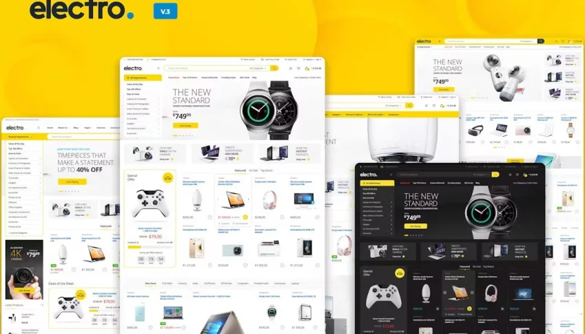 Tema WooCommerce  Eletrônicos Store Vendas WordPress