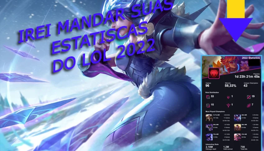 Irei Mandar Suas Estatiscas Do Lol (Ultima Temporada)