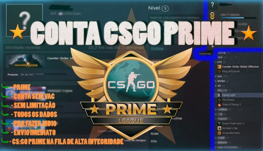 Conta CS2 Integridade Alta + Medalhas + PRIME [CS2]