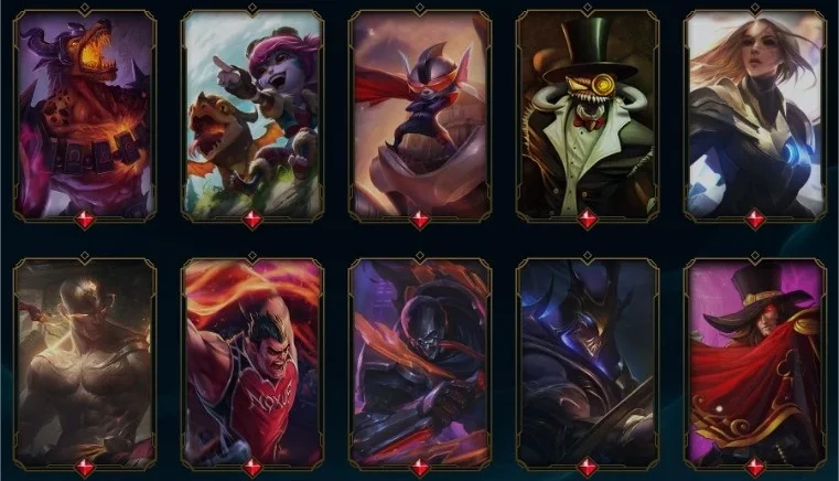 Conta LoL Todos campeões, Elo Gold, 211 Skins, 1220 RP
