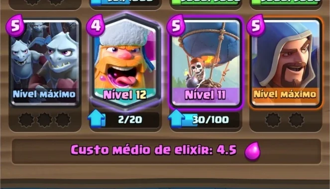 Conta Clash Royale CV10 CC 7(as 2 FULL) e Clash of Clans