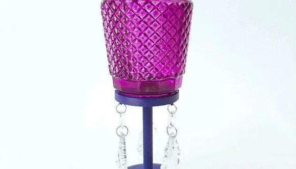 Castiçal Bico de Jaca - Roxo - G