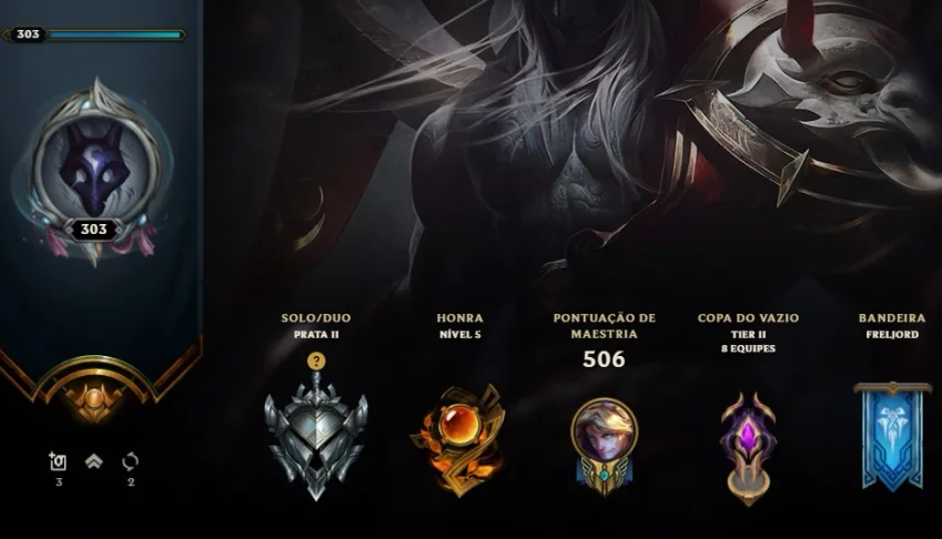 Conta LoL todos os campeões 161 skins