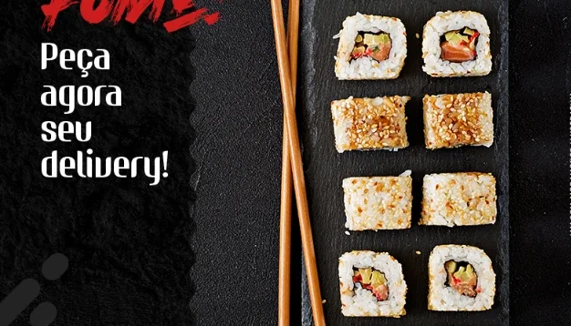 Pack 50 Artes Canva p/ Montar Psd Corel Restaurante Japonês