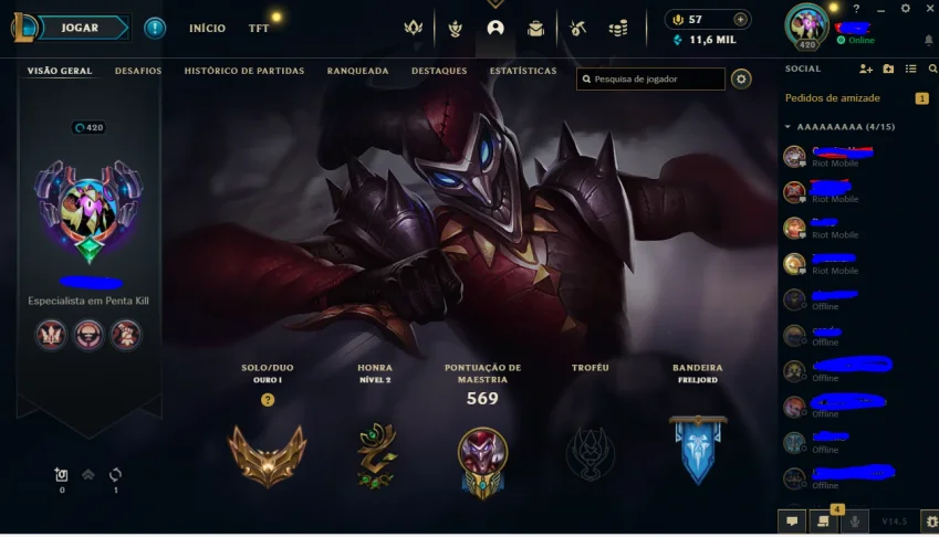 Conta Full Acesso, 200 Skins, Lvl 420 Barata!!!!!!!!