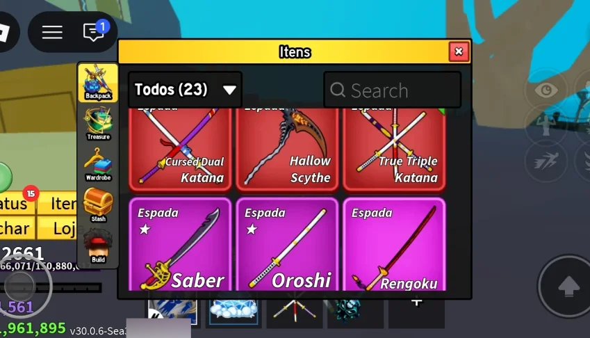 Contas Blox Fruits, Roblox / (5 Tipos De Conta)