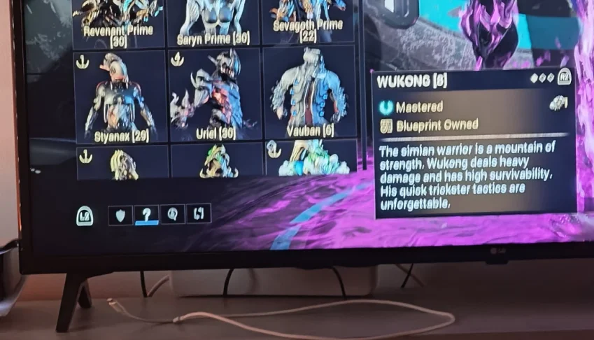 Conta top Warframe