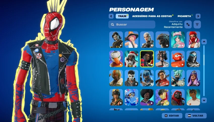 Conta Fortnite | 152 Skins | Spider-Man | Entrega automática