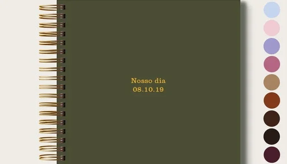 Caderno de Assinaturas para Casamento