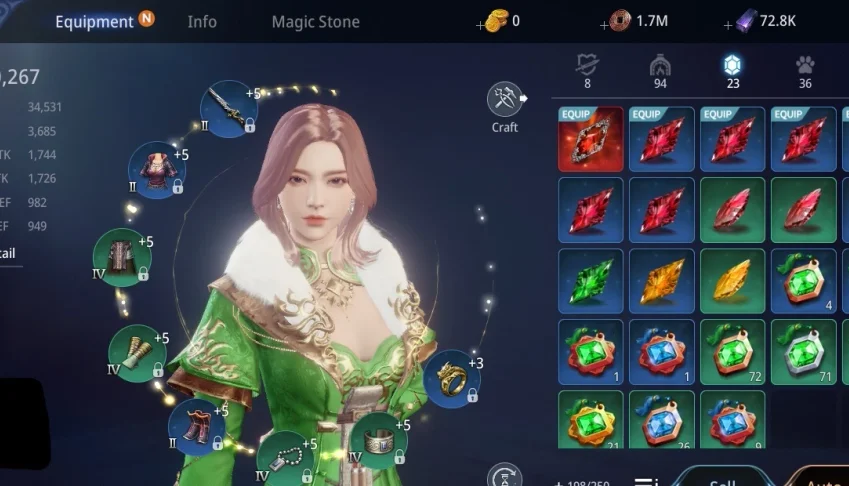 Mir4 Lvl 49- pronta para minerar Vale Oculto da Serpente