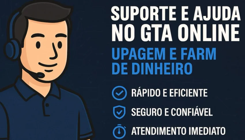 🎮 Pacotes GTA Online – Com Suporte e Segurança Total