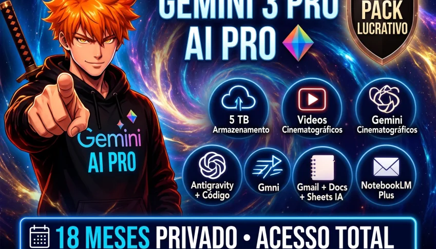 Google IA PRO 18 Meses +SuperPack Lucrativo 30Dias/garantia