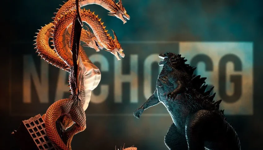 Diorama Godzilla vs Ghidorah stl