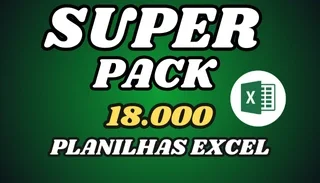 Pack Excel +18.000 Planilhas + [ENTREGA AUTOMATICA]