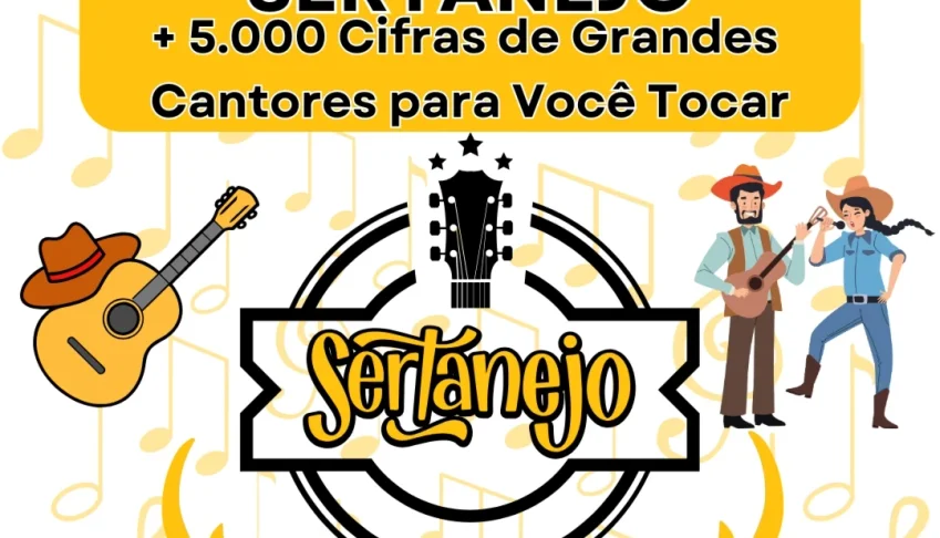 Pack de Cifras Sertanejo - Mais de 5.000 Mil Cifras Musicais