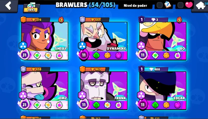 Conta Ultra Rara Com Muitas Skins Brawl Stars