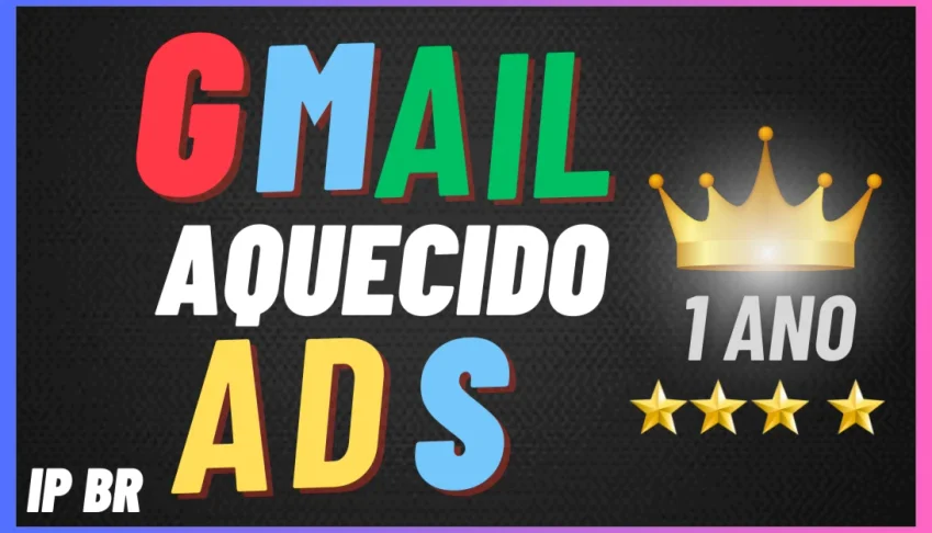 Conta gmail  1 ano