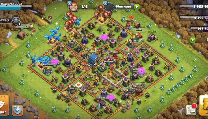 Clash of clãs CV 12 quase full