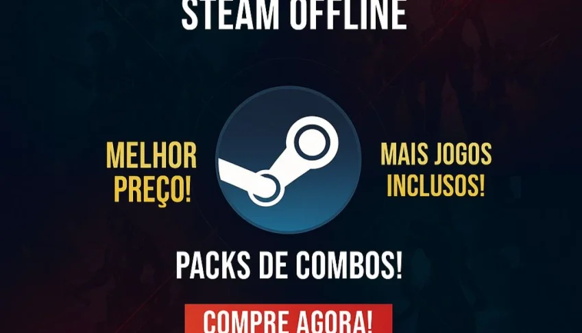 Contas Steam Offline! Packs De Combos! Melhor Preço!