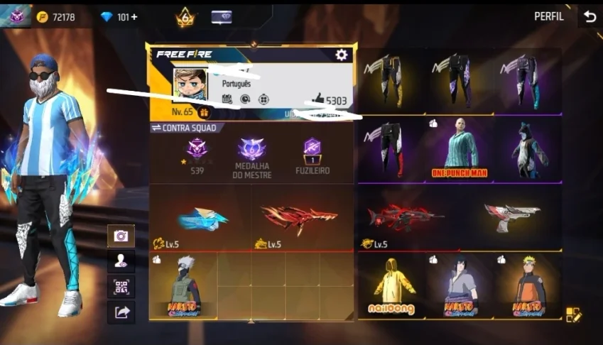 Conta Free Fire 4 angelicais.