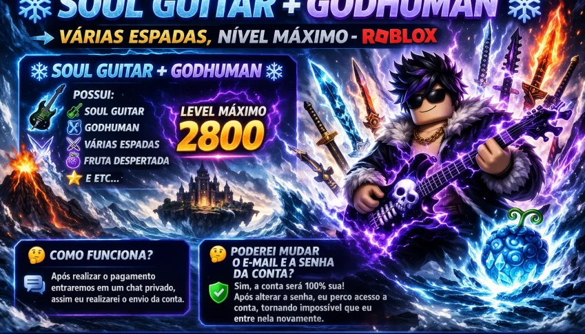 ❄️ Soul Guitar + Godhuman ❄️ -> Nivel Maximo