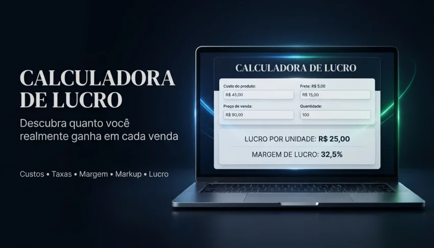 Calculadora de Lucro — Venda Mais, Lucre Melhor