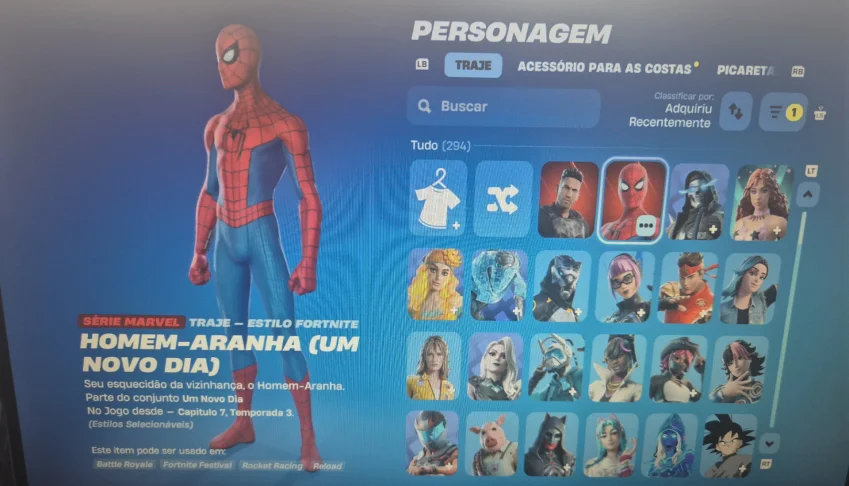 Conta fortnite